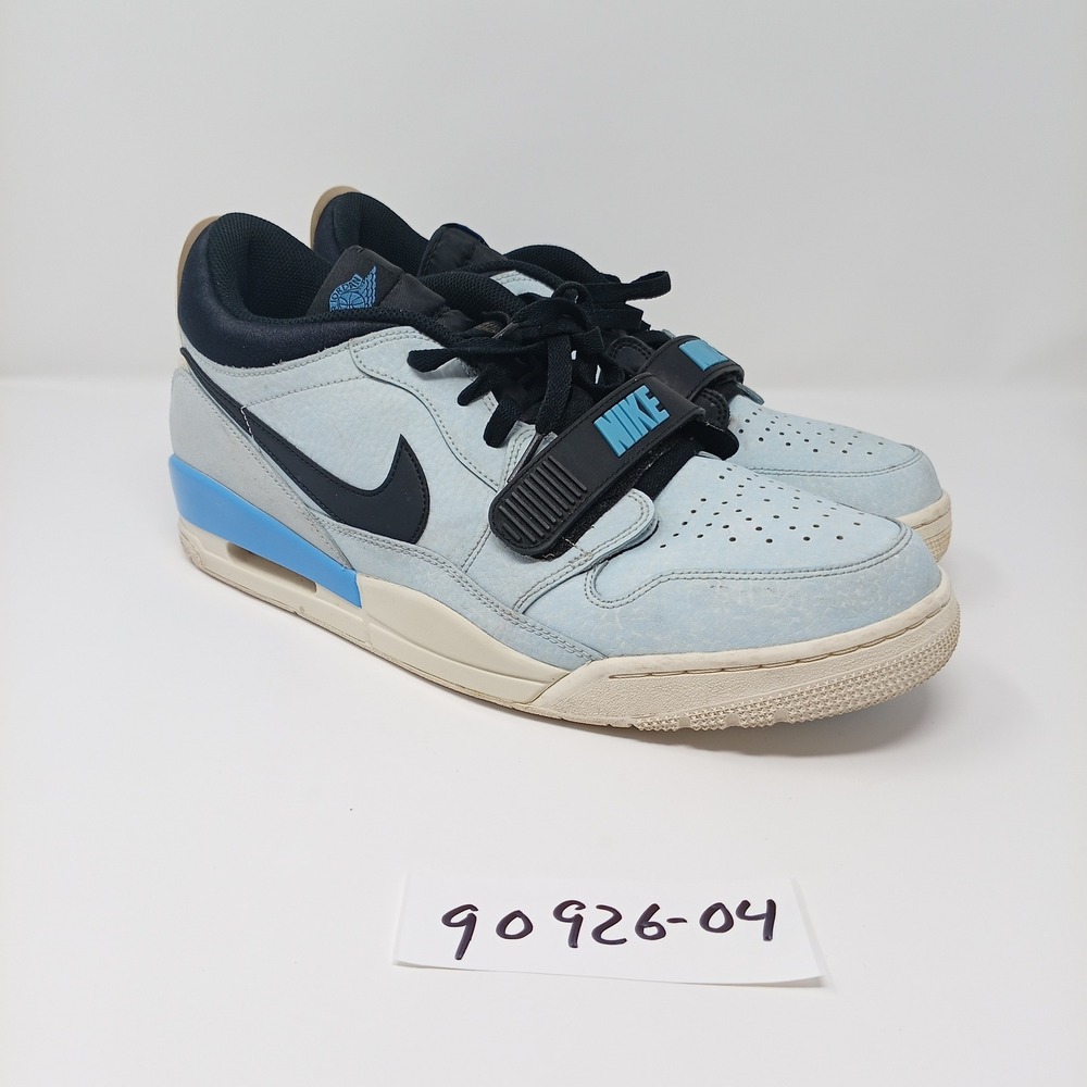 Jordan Legacy 312 Low Pale Blue University Blue Black CD7069-400 Mens 13